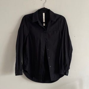 NWOT Lululemon black flannel